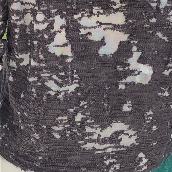 Hoodie with long sleeve, distressed fabric look - Picture 5 of 8